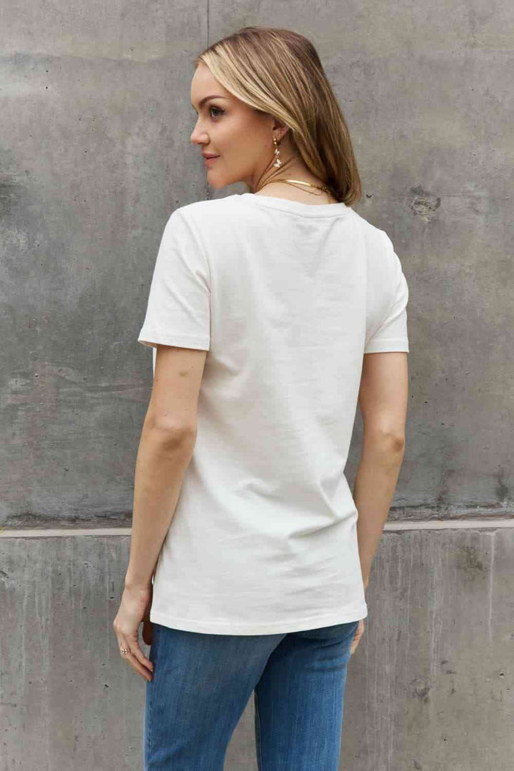 Simply Love Horse Graphic Cotton T-Shirt | 1mrk.com