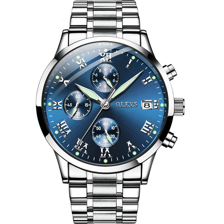 OLEVS 5569 Wrist Watch Men Water Resistant Feature Alloy Material Quartz OLEVS