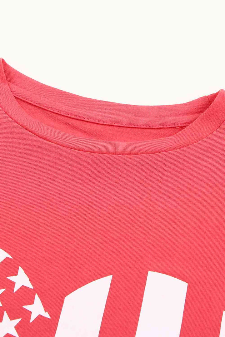 Stars and Stripes Graphic Tee Shirt | 1mrk.com