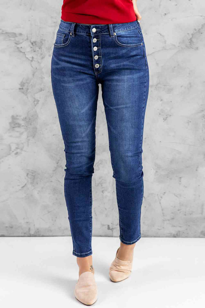 Baeful What You Want Button Fly Pocket Jeans | 1mrk.com