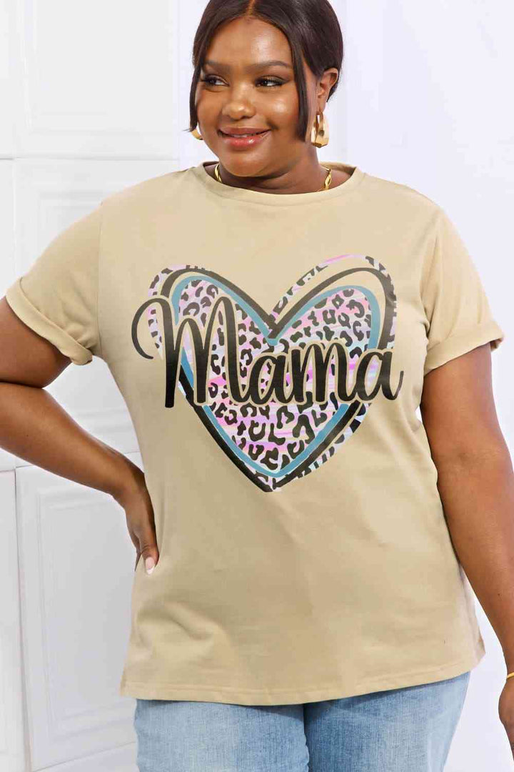 Simply Love Full Size MAMA Graphic Cotton Tee | 1mrk.com