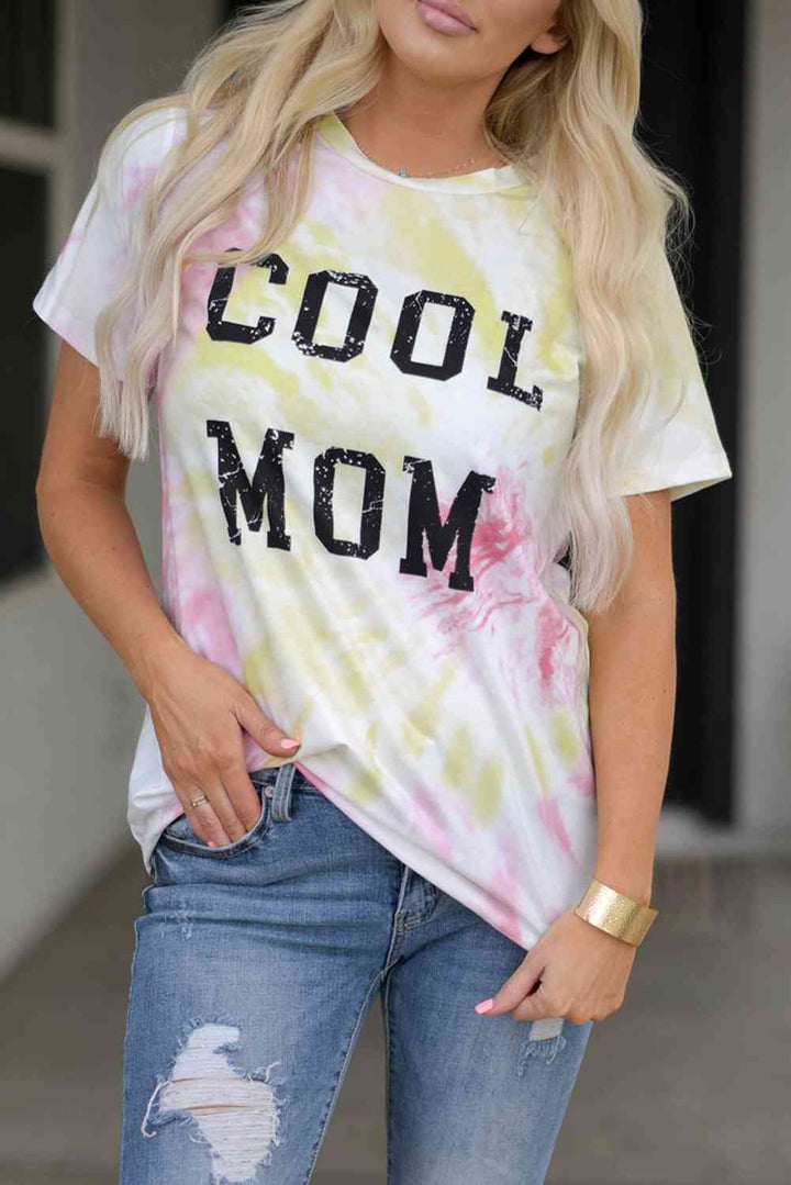 Tie-Dye COOL MOM Tee Shirt | 1mrk.com