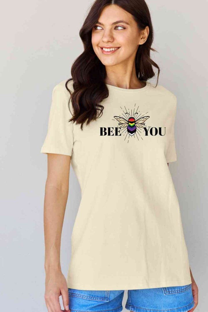 Simply Love Full Size BEE YOU Graphic T-Shirt | 1mrk.com