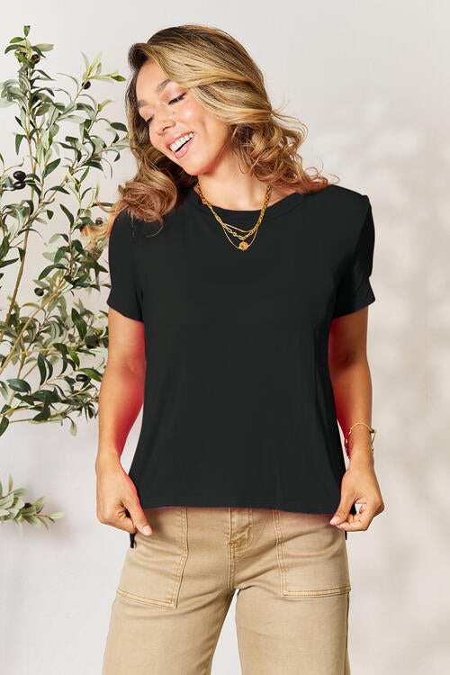 Basic Bae Full Size Round Neck Short Sleeve T-Shirt | 1mrk.com