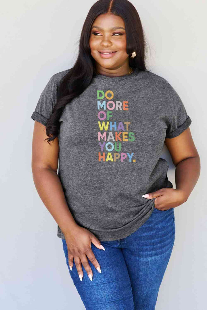 Simply Love Full Size Slogan Graphic T-Shirt | 1mrk.com