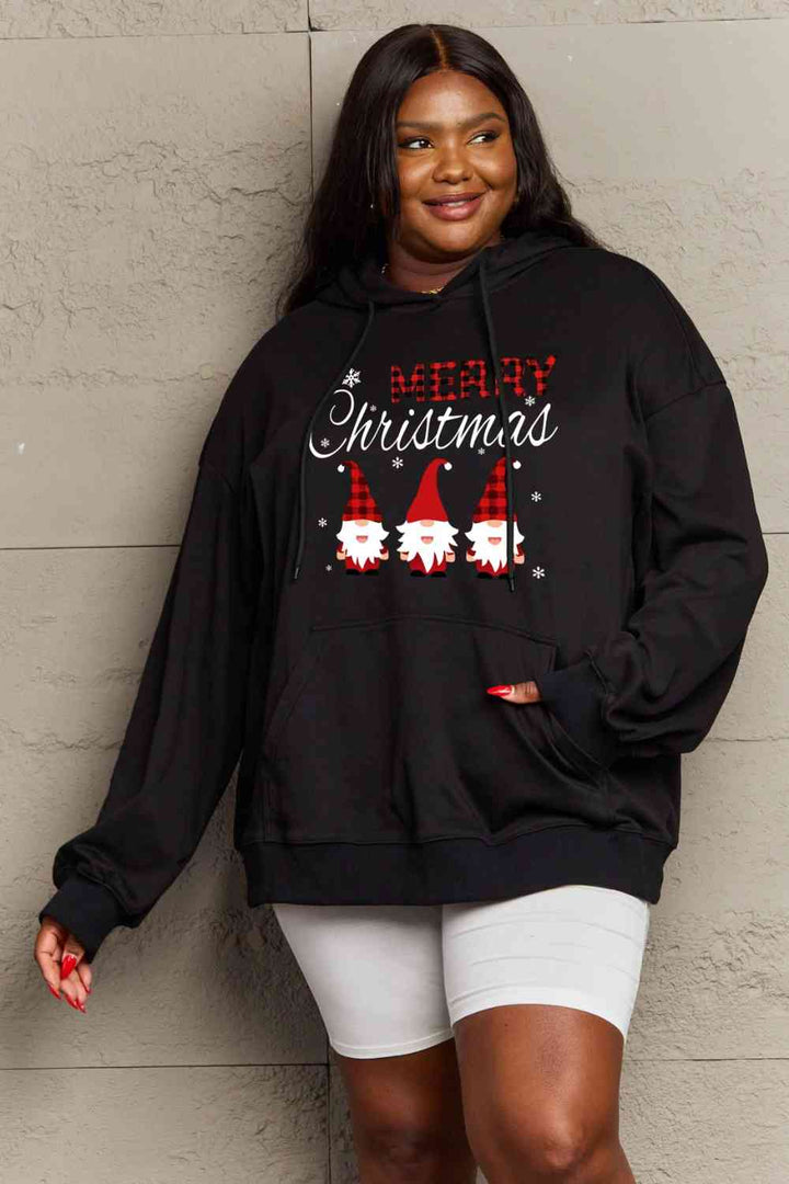 Simply Love Full Size MERRY CHRISTMAS Graphic Hoodie | 1mrk.com