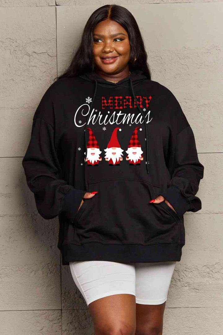 Simply Love Full Size MERRY CHRISTMAS Graphic Hoodie | 1mrk.com