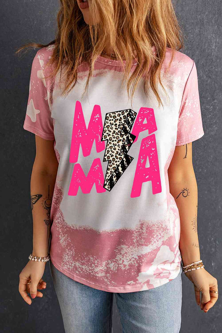 MAMA Graphic Printed Tee Shirt | 1mrk.com