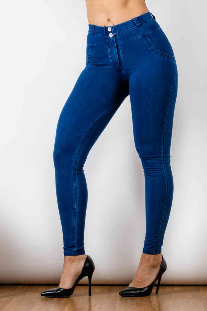 Baeful Buttoned Skinny Jeans | 1mrk.com