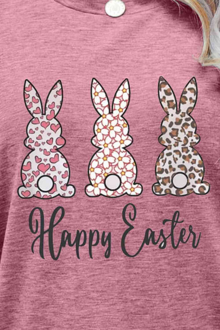 HAPPY EASTER Graphic Short Sleeve Tee | 1mrk.com