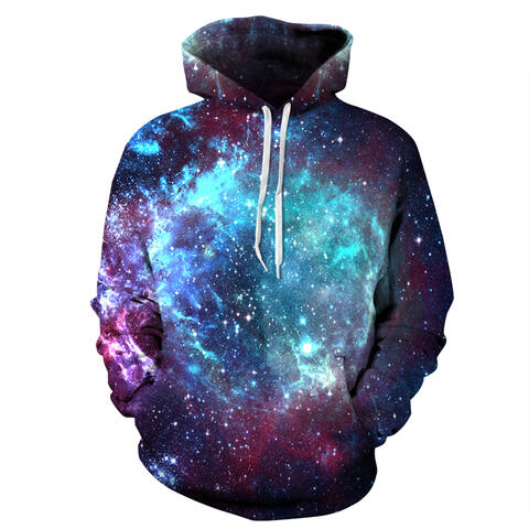 Full Size Printed Drawstring Hoodie with Pockets | 1mrk.com