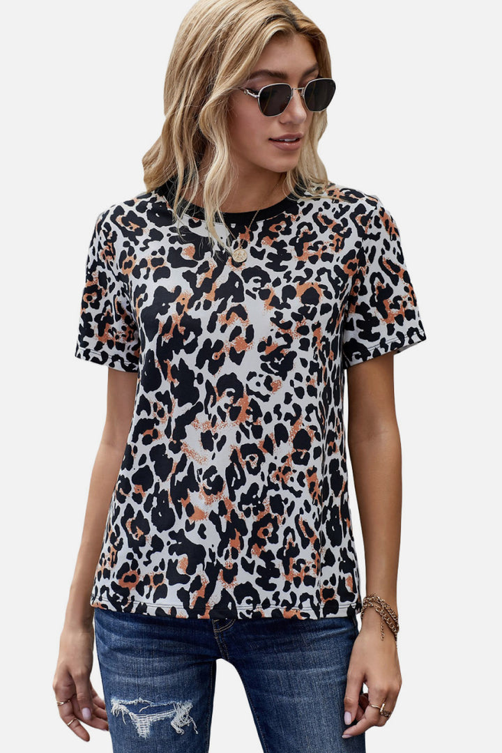 Leopard Print T-Shirt | 1mrk.com