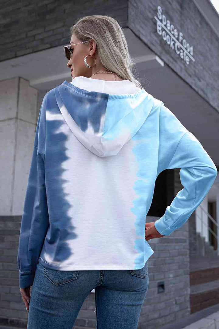 Tie-Dye Drawstring Hoodie | 1mrk.com