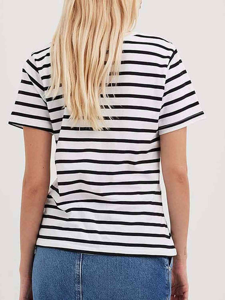 Striped Short Sleeve T-Shirt | 1mrk.com