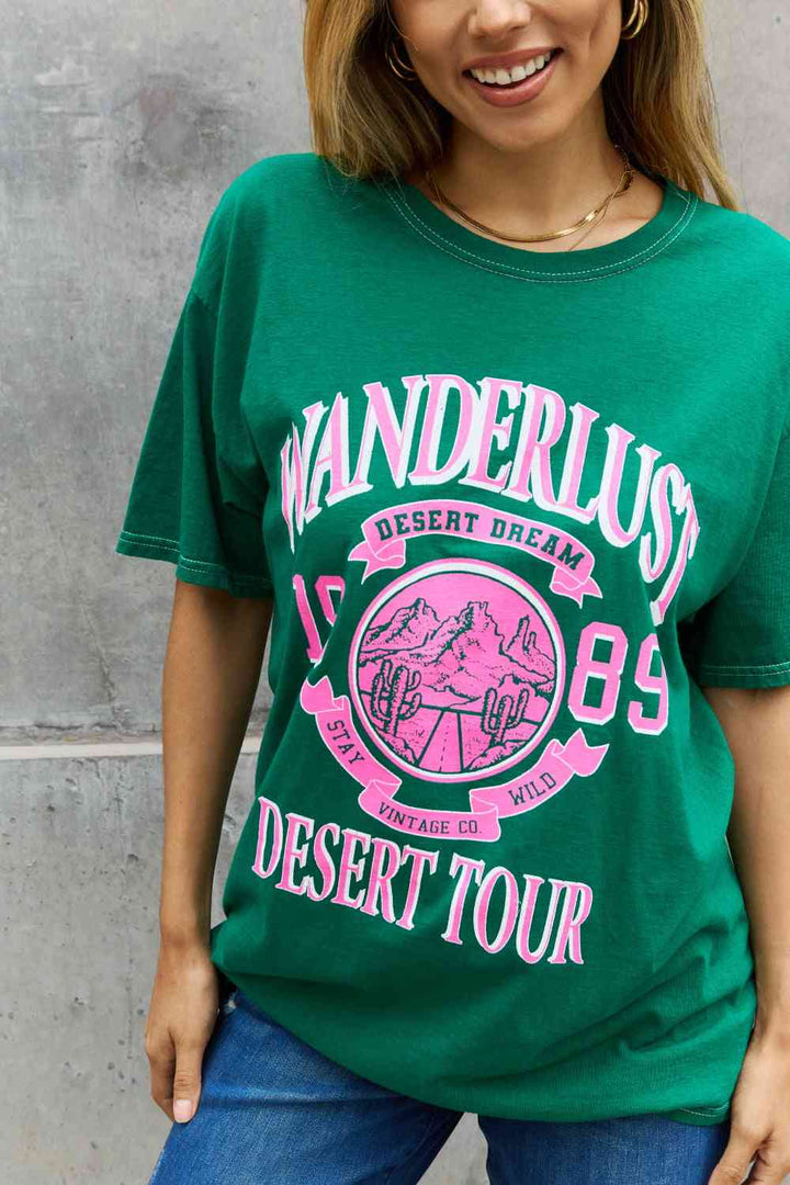 Sweet Claire "Wanderlust" Graphic T-Shirt | 1mrk.com