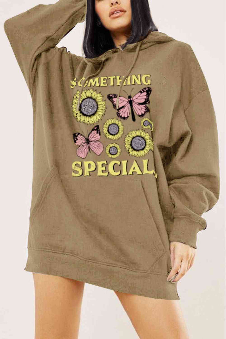 Simply Love Simply Love Full Size SOMETHING SPECIAL Graphic Hoodie | 1mrk.com