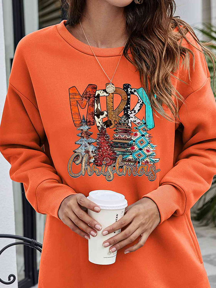 MERRY CHRISTMAS Graphic Sweatshirt |1mrk.com