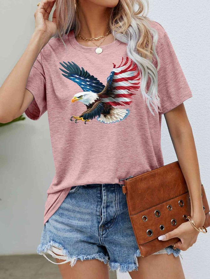 US Flag Eagle Graphic Tee | 1mrk.com