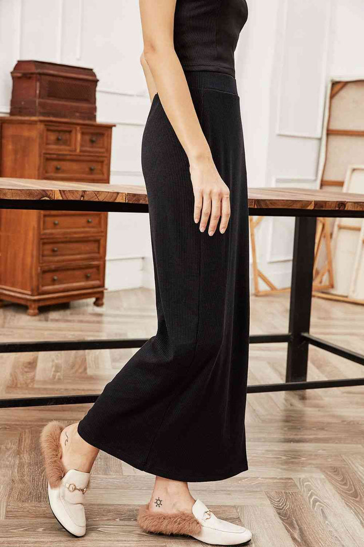 Slit Maxi Skirt |1mrk.com