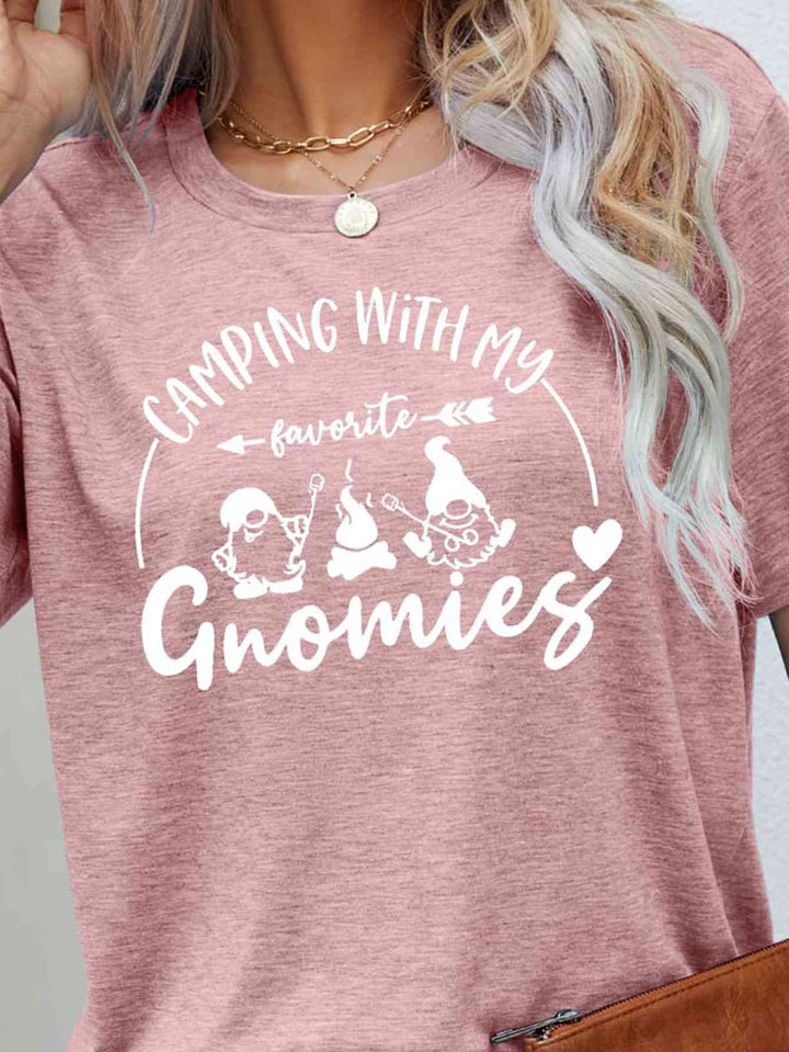 CAMPING WITH MY FAVORITE GNOMIES Graphic Tee | 1mrk.com