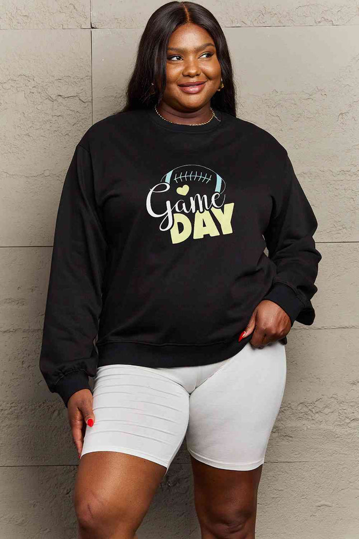 Simply Love Full Size Drop Shoulder Graphic Sweatshirt |1mrk.com