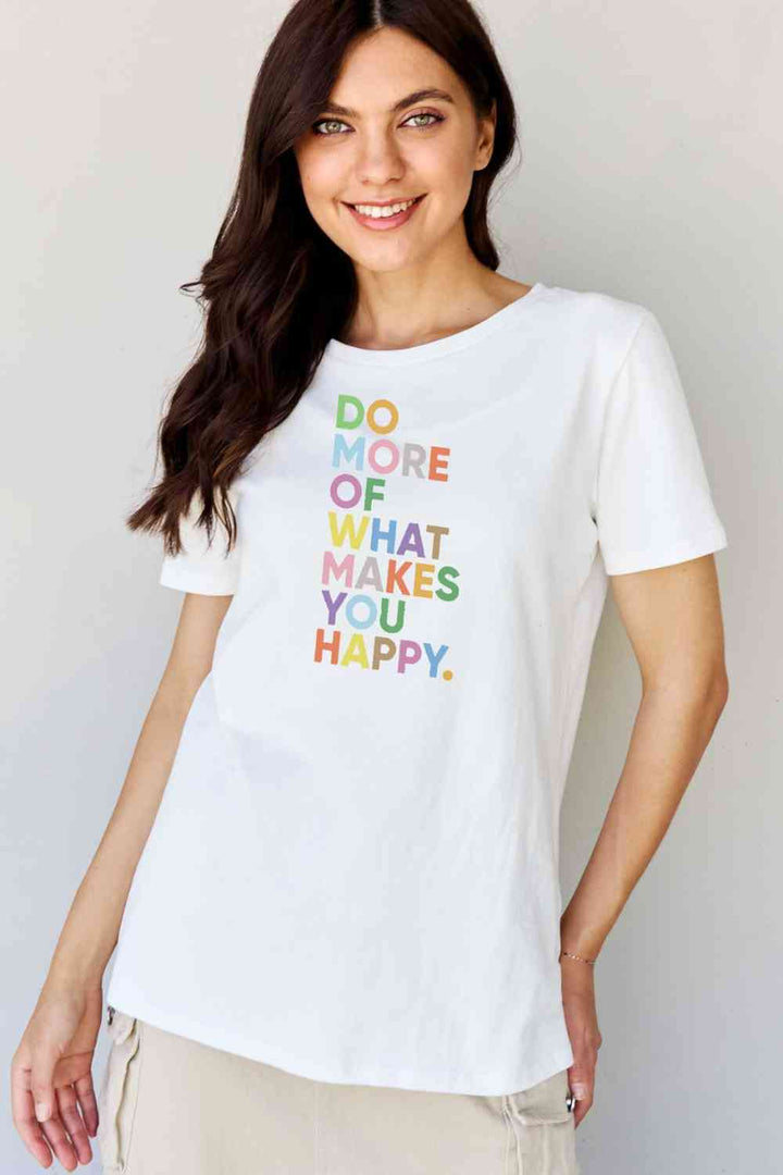 Simply Love Full Size Slogan Graphic T-Shirt | 1mrk.com