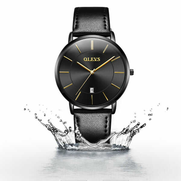 OLEVS 5869 Watches Fashion Luxury Women Ladies Leather Wrist Watch | 1mrk.com