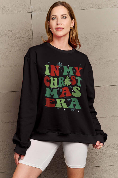 Simply Love Full Size IN MY CHRISTMAS ERA Long Sleeve Sweatshirt |1mrk.com