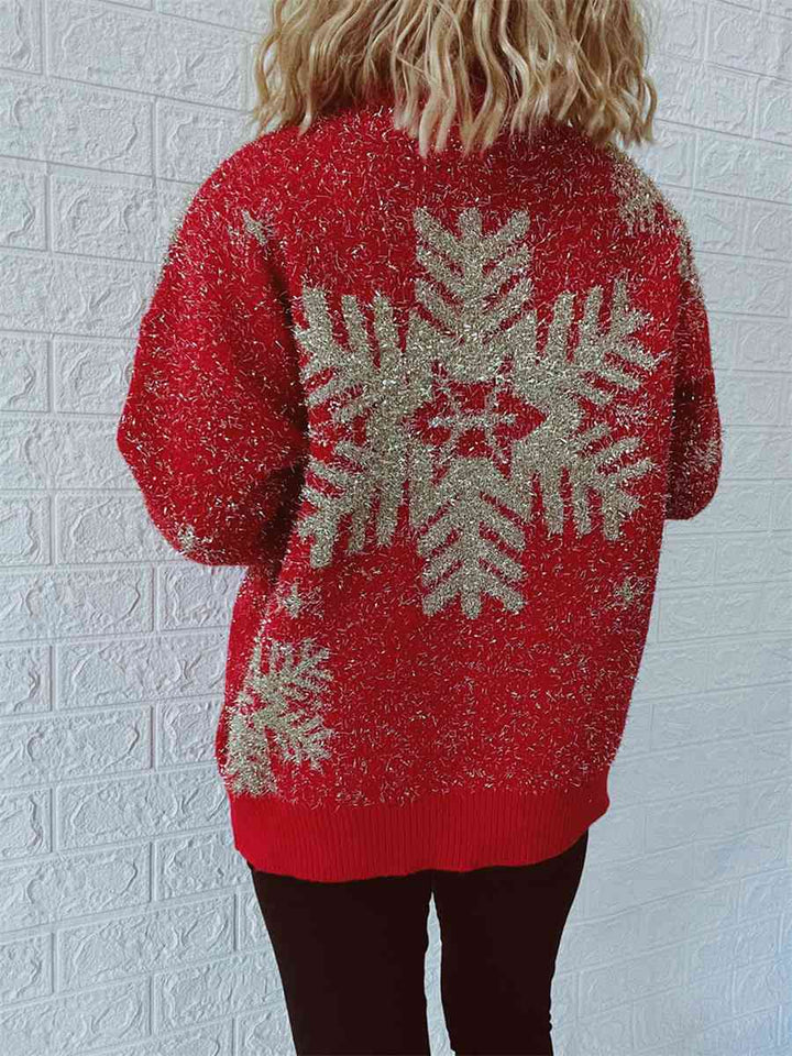 Christmas Element Round Neck Sweater |1mrk.com