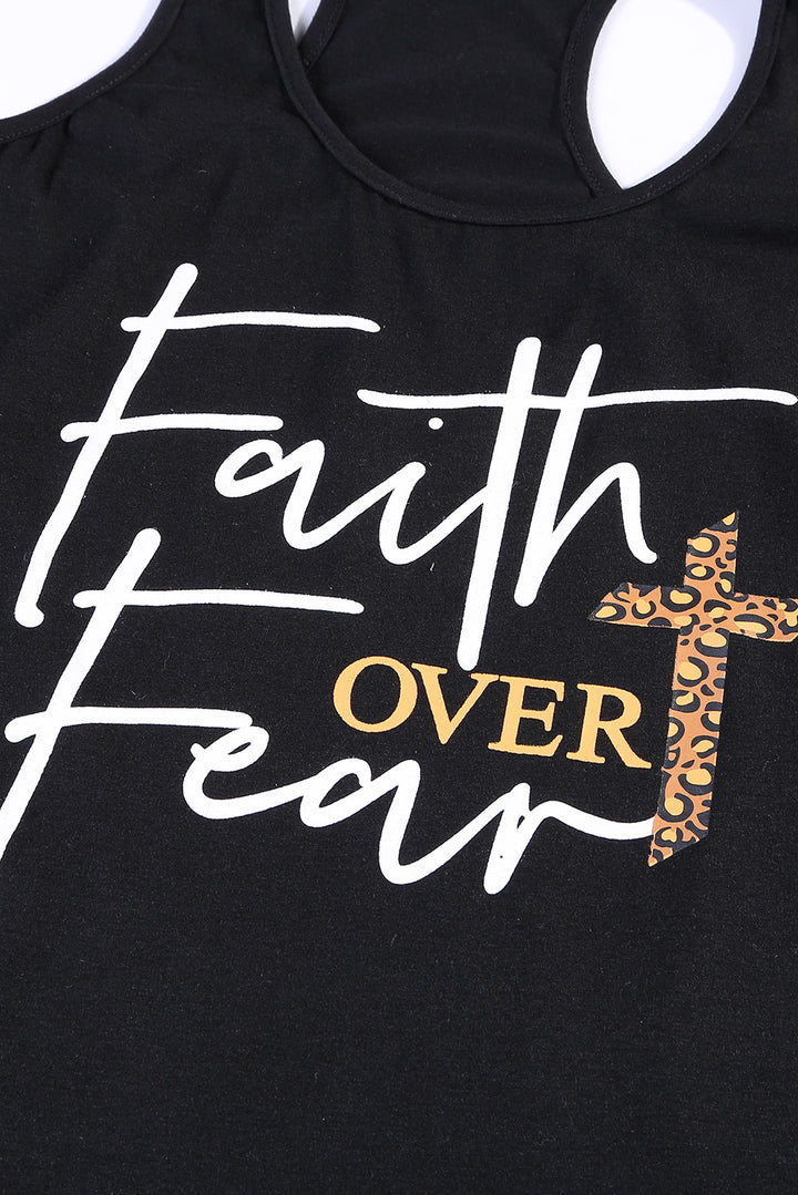 Cross Faith Over Fear Tank | 1mrk.com