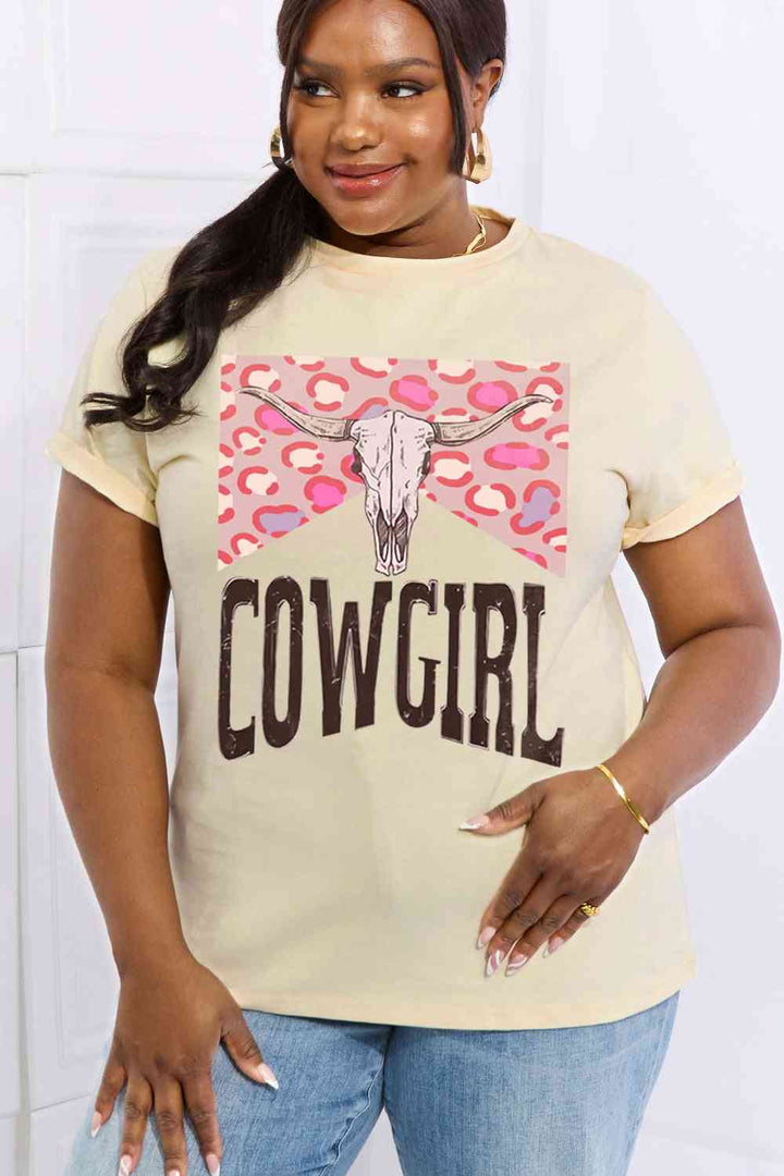 Simply Love Simply Love Full Size COWGIRL Graphic Cotton Tee | 1mrk.com