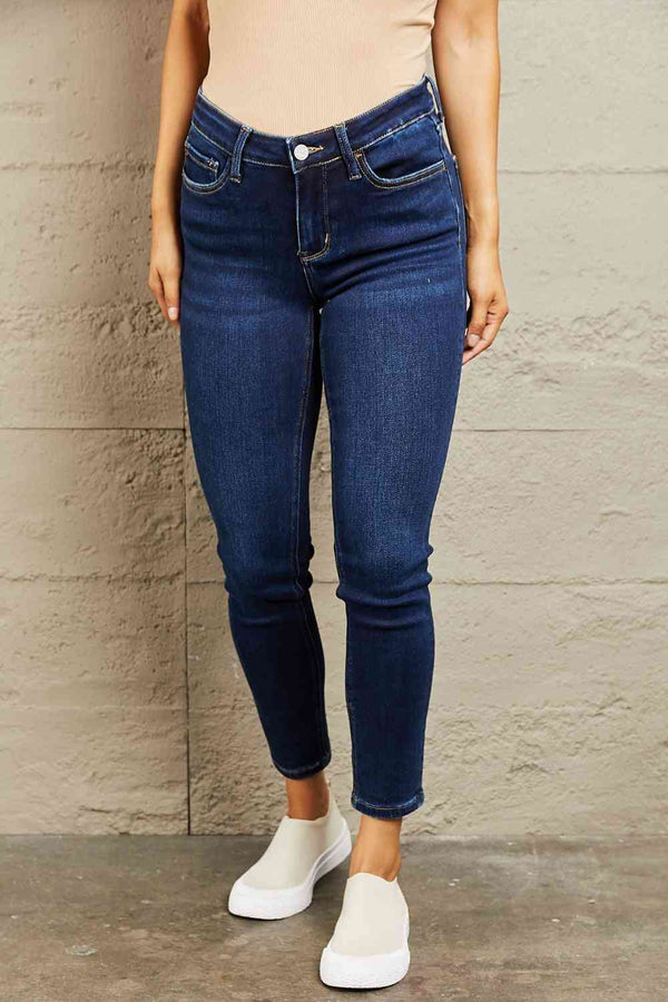BAYEAS Mid Rise Slim Jeans | 1mrk.com