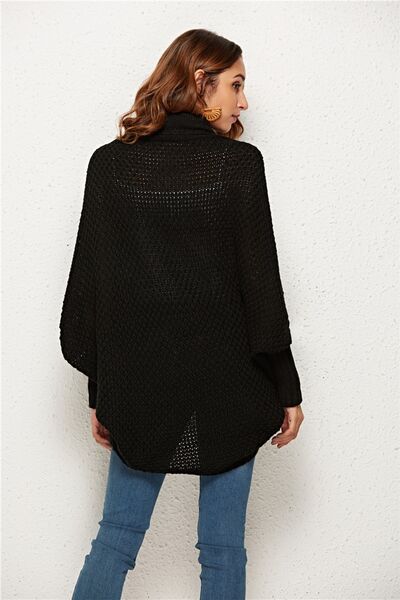 Open Front Batwing Sleeve Cardigan |1mrk.com