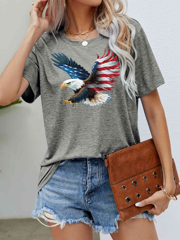 US Flag Eagle Graphic Tee | 1mrk.com