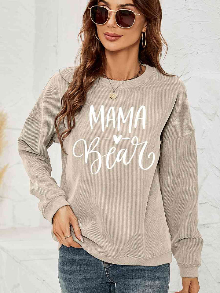 MAMA Graphic Round Neck Sweatshirt |1mrk.com