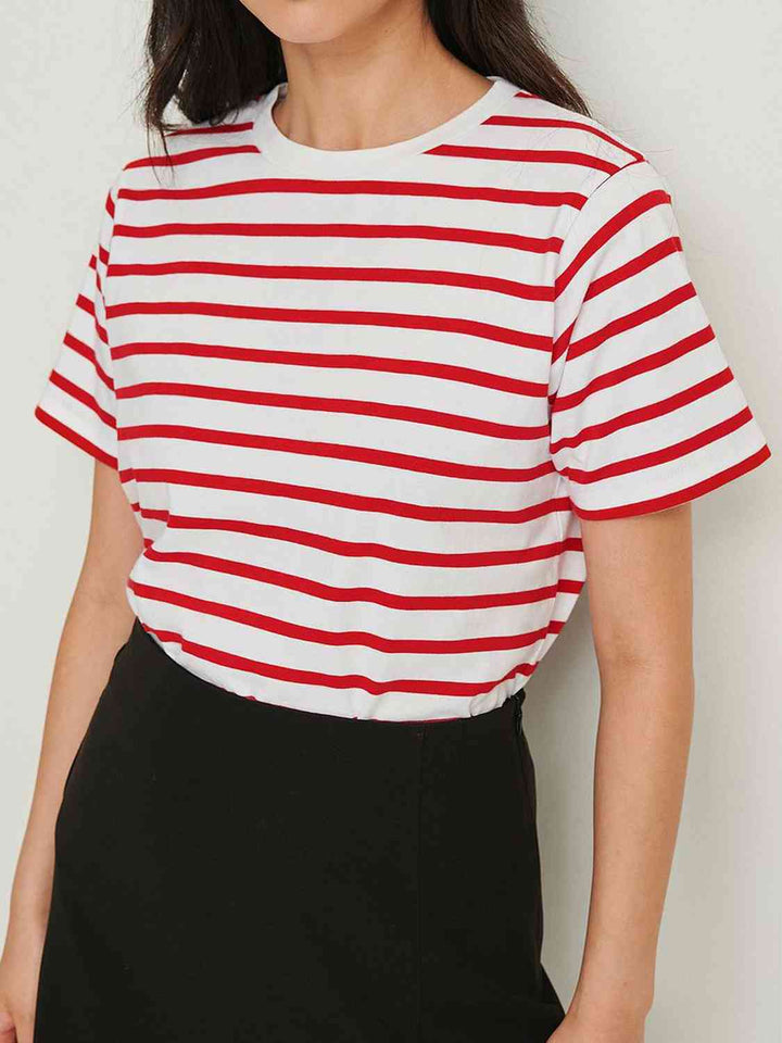 Striped Short Sleeve T-Shirt | 1mrk.com