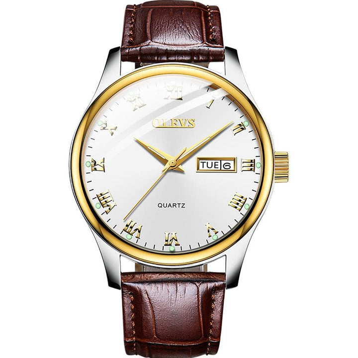 OLEVS 5568 Fashion Casual Quartz Watch Unisex Watch Water Resistant | 1mrk.com