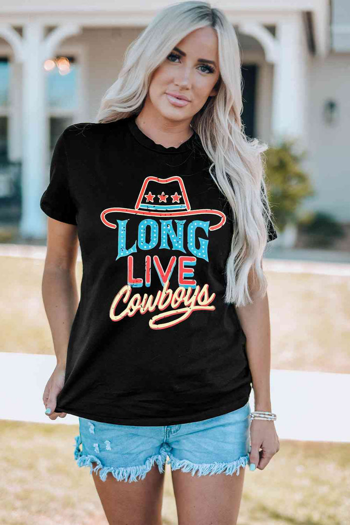 LONG LIVE COWBOYS Graphic Tee Shirt | 1mrk.com