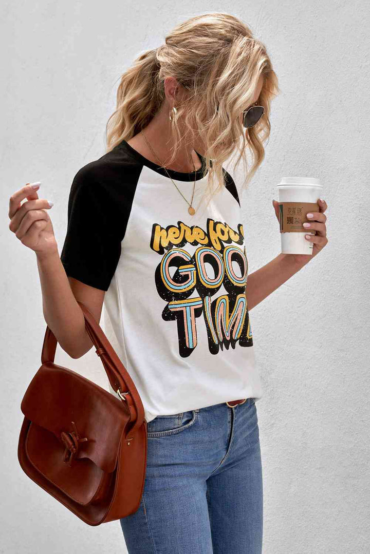 HERE FOR A GOOD TIME Tee Shirt | 1mrk.com