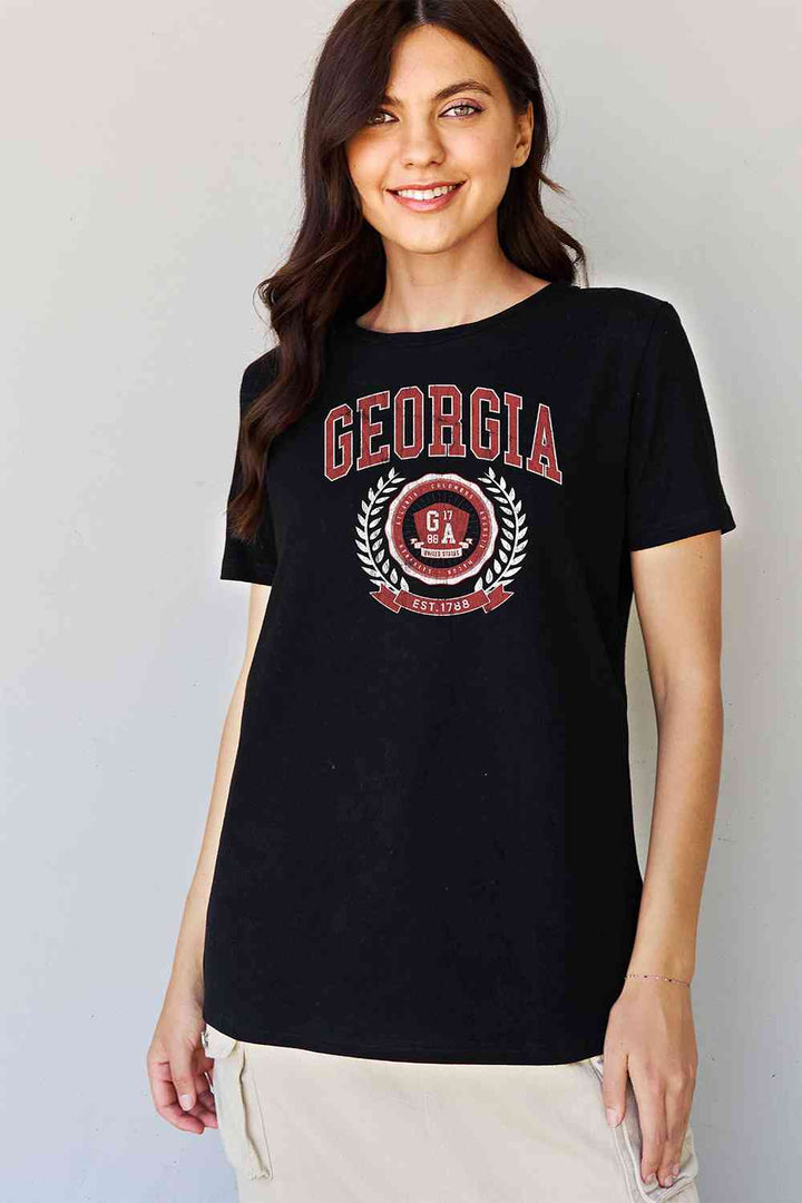 Simply Love Full Size GEORGIA Graphic T-Shirt | 1mrk.com