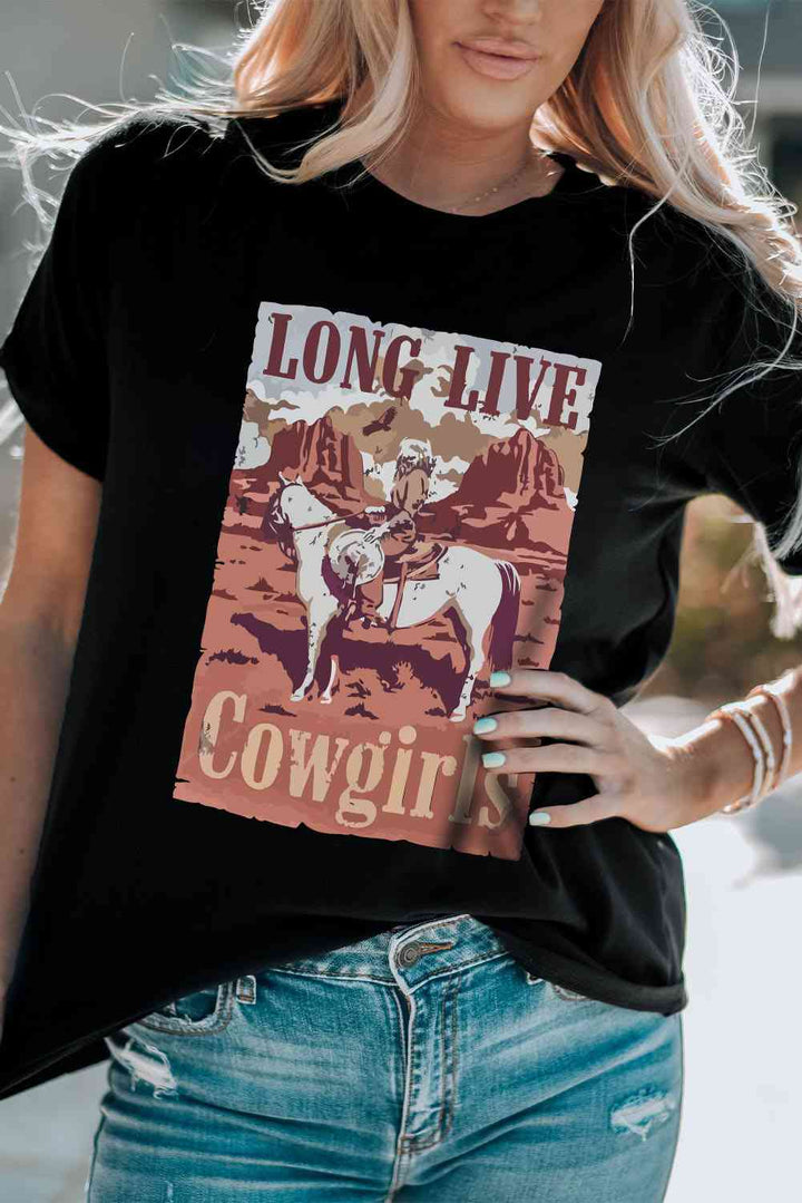 LONG LIVE COWGIRLS Graphic Tee | 1mrk.com