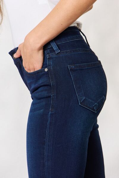 Kancan Full Size Mid Rise Flare Jeans | 1mrk.com