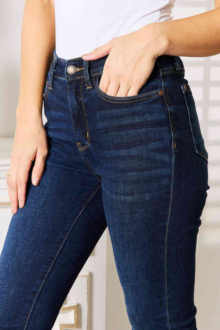 Judy Blue Full Size Skinny Jeans with Pockets | 1mrk.com