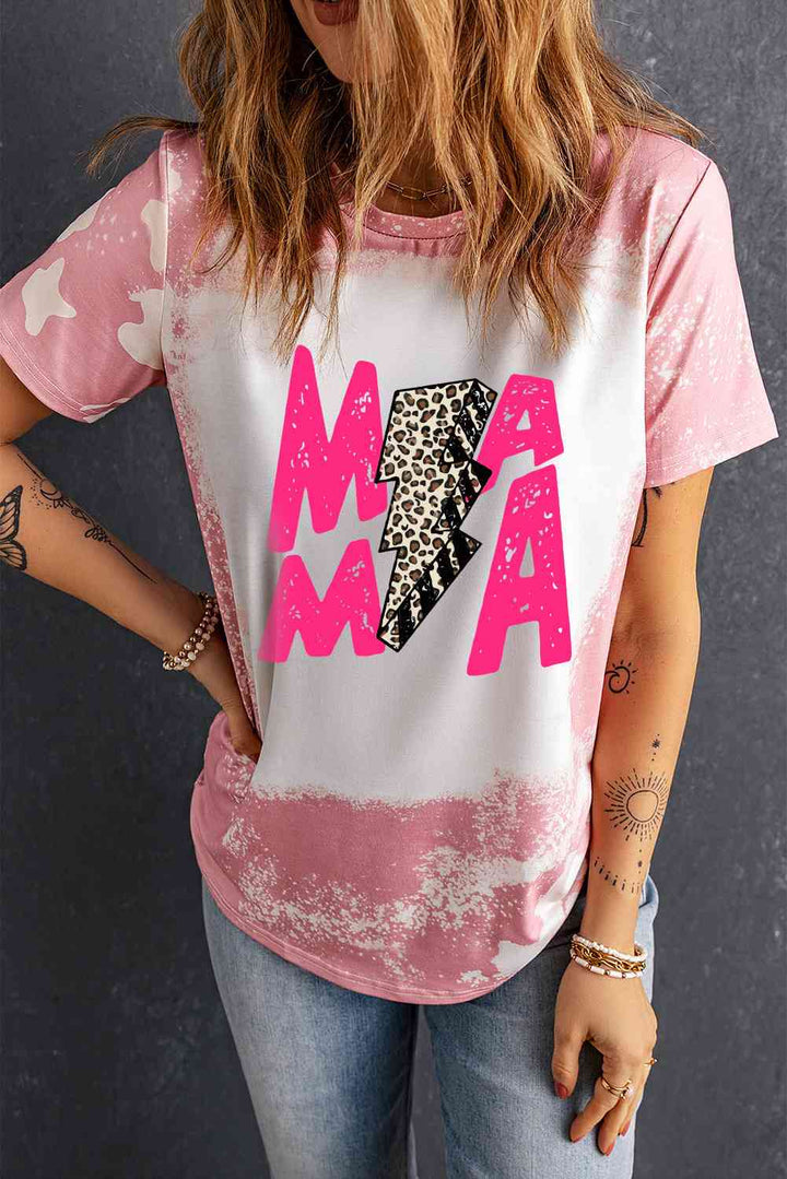 MAMA Graphic Printed Tee Shirt | 1mrk.com