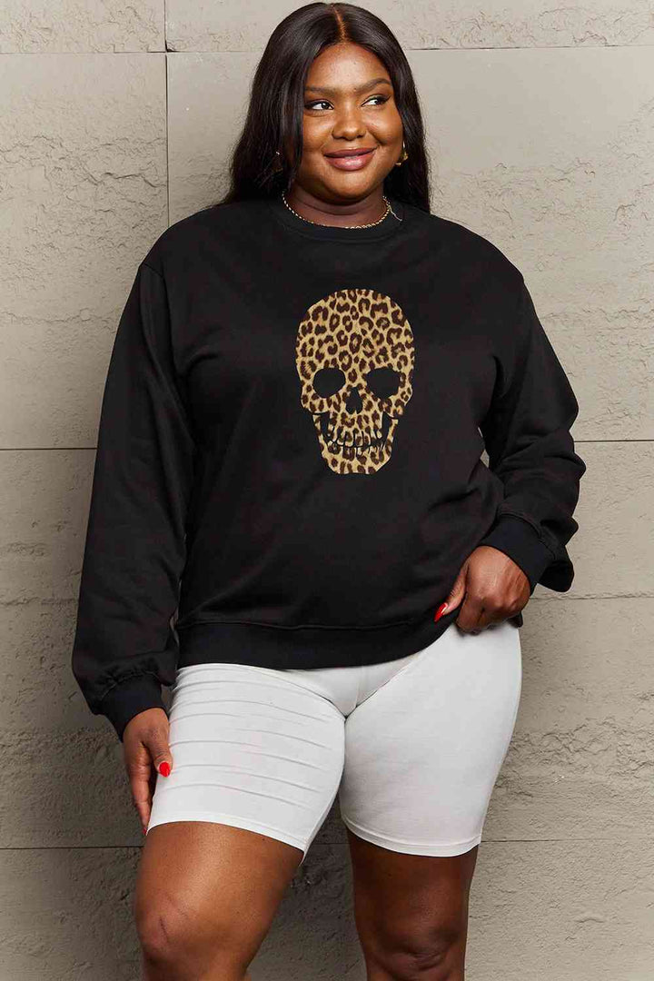 Simply Love Full Size Drop Shoulder Graphic Sweatshirt |1mrk.com