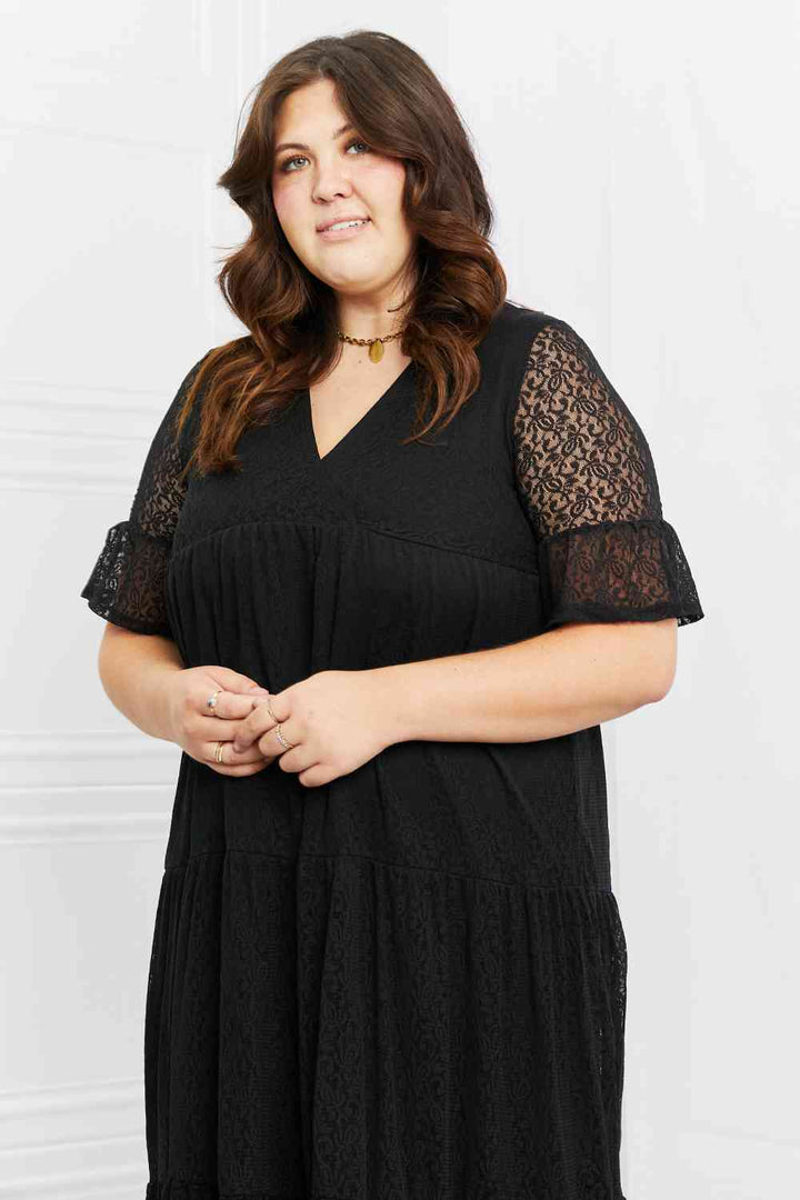 P & Rose Lovely Lace Full Size Tiered Dress | 1mrk.com