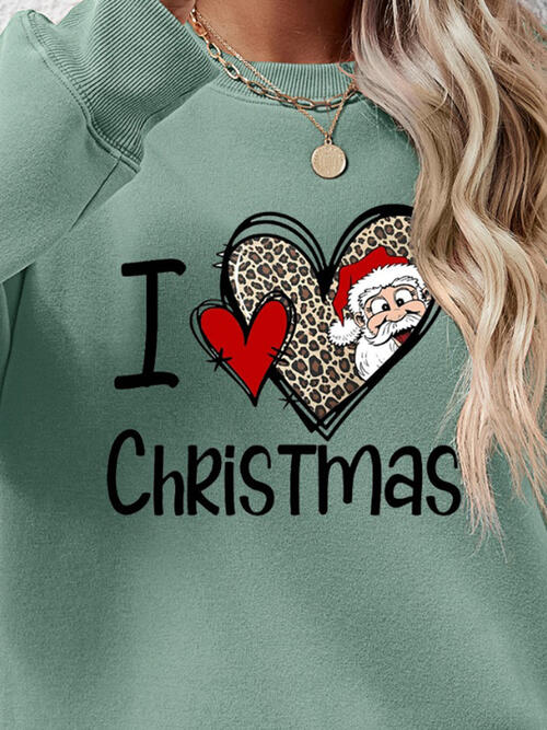 CHRISTMAS Graphic Round Neck Sweatshirt |1mrk.com