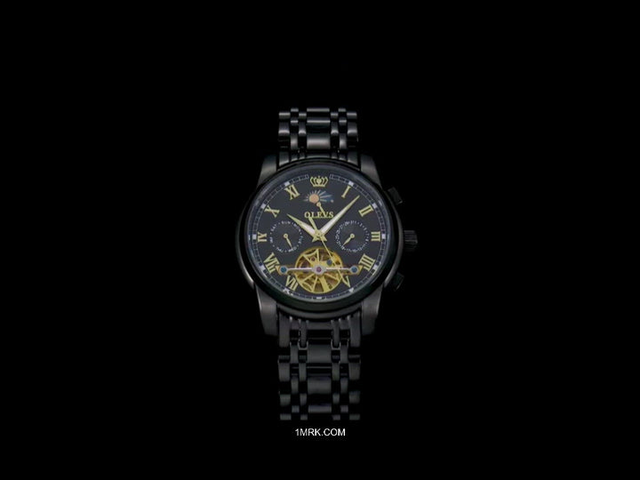OLEVS Wrist Men Watch Luxury Material Mechanical Resistant Feature - 1MRK.COM