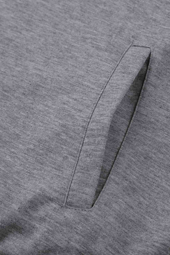 Side Zip Sweatshirt with Front Pocket | 1mrk.com