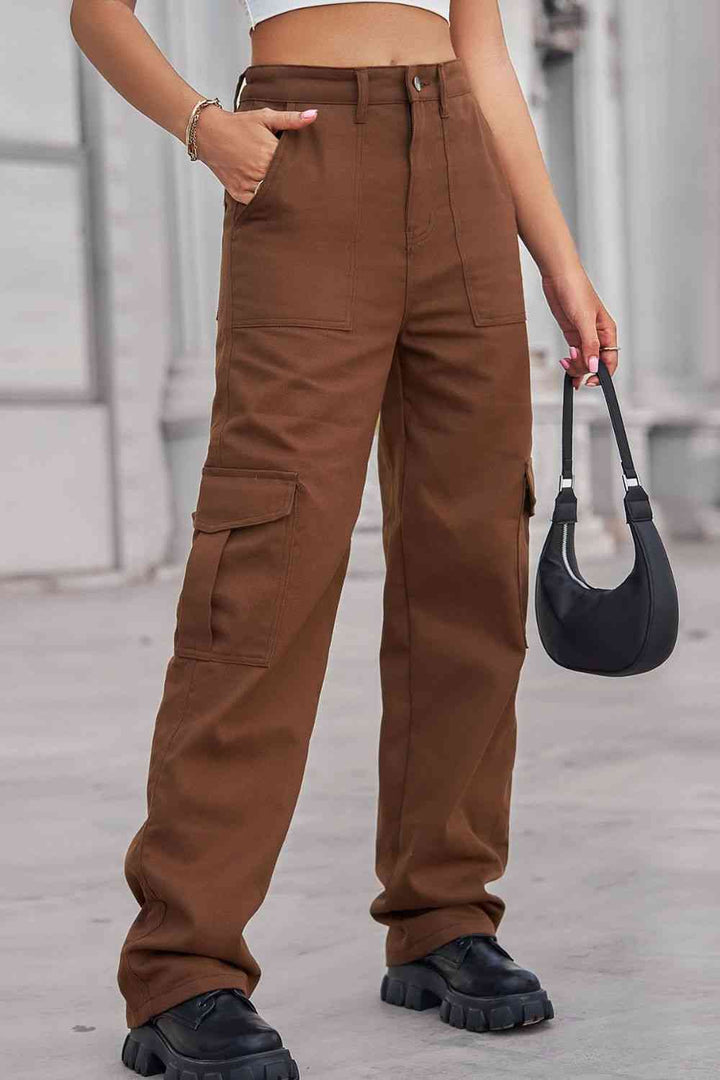 Baeful Long Straight Leg Jeans with Pockets | 1mrk.com